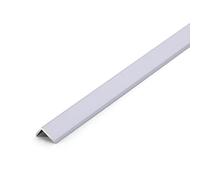 Coayuou Tiling Strip 90cm* 3 Pcs Corner Edging Trim Aluminium Angle Trim Protect Your Walls from Scrapes & Dents, Stylish and Durable, Easy Installation for Home & Office(Silber,1.2 * 0.8cm)