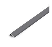 Coayuou Tiling Strip 90cm* 3 Pcs Corner Edging Trim Aluminium Angle Trim Protect Your Walls from Scrapes & Dents, Stylish and Durable, Easy Installation for Home & Office(Grau,1.5 * 0.8cm)