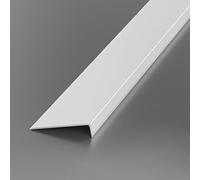 Coayuou Wall Moulding 100cm* 3 Pcs Angle Trim Aluminum Threshold Strips Safeguard Your Walls from Damage & Scratches, Ideal for High Traffic Areas, Ideal for Home/Office(Wasserkastanienweiß,20x60mm)