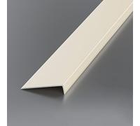 Coayuou Wall Moulding 100cm* 3 Pcs Angle Trim Aluminum Threshold Strips Safeguard Your Walls from Damage & Scratches, Ideal for High Traffic Areas, Ideal for Home/Office(Kakaocreme,20x60mm)