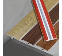 Coayuou Worktop Connection Rail 90 cm x 3 Pieces Transition Strips Laminate T-Shape Strips Self-Adhesive Strip for Laminate, Vinyl & Parquet - Easy Installation No Drilling (Option 7)