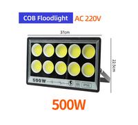 (COB 500W, Warm White) KPS LED FloodLight IP65 300W 200W 100W 50W 220V Waterproof LED Reflector