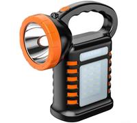 COB Floodlight Portable 4800mAh Solar Charging | COB LED technology, bright floodlight output, energy saving, long runtime, outdoor ready(Orange)