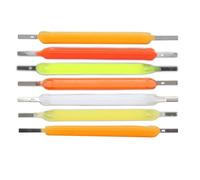 COB LED Filament Edison Bulb Lamp Parts 38mm DC 3V Incandescent Light Diodes Accessories DIY,2200K Yellow,38mm 5pcs