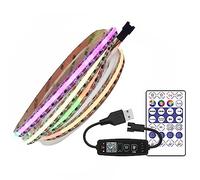 COB RGB USB LED Strip Kit 2 m 720LEDs/m RGB DC5V IP30 Non-Waterproof LED Strip with 5 V Bluetooth Music 28 Key DIY Home Decoration