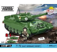 COBI-2625 Armed Forces T-72 M1 East Germany Soviet Model Tank Build Bricks 680Pc