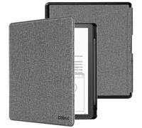 CoBak Case for 10.2 Inch Tablet 2024/2022 Released - PU Leather Cover with Auto Sleep Wake Feature with Pencil Holder for Kindle Scribe/Kobo/Boox, Grey
