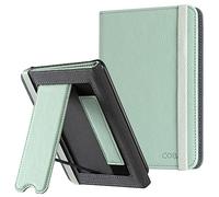 CoBak Case for Inch E-Reader 11th Generation 2024 and 2022, Premium PU Leather Smart Cover with Kickstand and Auto Sleep/Wake for Kindle, Kobo, Boox, Agave Green