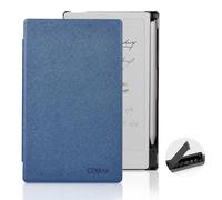 CoBak Case for Remarkable Paper Pro Move 7.3 inch 2025, Hard Back Shell Protective Lightweight Auto Wake/Sleep Smart Folio Cover with Built-in Pen Holder and Nibs Holder, Green