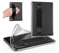 CoBak Clear Case for 6" Kindle 11th Generation 2024 and 2022 - Ultra-Slim Soft TPU Transparent Cover with Hand Strap, Lightweight & Durable Protection, Rose Gold