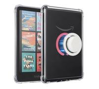 CoBak Magnetic Clear Case for 7" Kindle Paperwhite 12th 2024 and Colorsoft - Compatible with iPhone MagSafe, for PopSockets Grips, for Belkin/Anker Wireless Charging Pads and Magnetic Stand, Raspberry