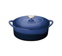 Cobalt 28cm Oval Cast Iron Casserole -