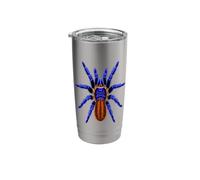 Cobalt Blue Orange Tarantula Spider Stainless Steel Insulated Tumbler