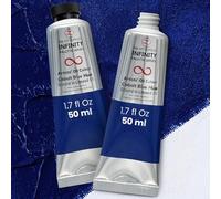 Cobalt Blue Professional Oil Paints for Artists - 2x50ml Oil Colour Tube