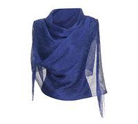 Cobalt Blue Scarf Cream Shawl for Wedding Guest Retirement Gifts for Women Travelling Essentials Shawl Wrap Fringe Weddings Party Evening Causal Scarfs for Women Sale Promotion