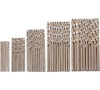 Cobalt Drill Bit Set, 50Pcs Cobalt Drill Bit High Strength 1mm-3mm Drill Force Tool M35 Cobalt Drill Set For Hardened Steel Drilling