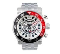 Cobalt Goliath Men’s Chronograph Watch - Bold & Massive Dial Design, Stainless Steel Band, Quartz Movement Sapphire Crystal, 10 ATM Water Resistant