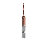 Cobalt HSS Combined Drill & Tap, M3 x 0.5, Spiral Flute, Hex Shank, for Machine Use - Drill & Thread in One Step