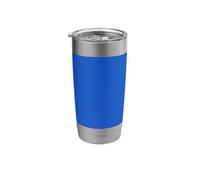 Cobalt Royal Electric Blue Bold Aesthetic Solid Vibrant Stainless Steel Insulated Tumbler