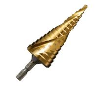 Cobalt Spiral Step Drill Bit 6-24mm 10-Step High Speed Steel Drill Bits Metric M35 Cone Multiple Hole Drilling HSS Cut Tool for Stainless Steel Hard Metal Iron Plate Aluminum Wood Plastic