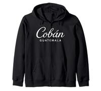 Coban Guatemala Chapin Quetzal Antigua Tikal Peten Mayan 502 Zip Hoodie