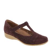 Cobb Hill Rowen Women's Slip On, Wine-suede, 4.5 UK Wide