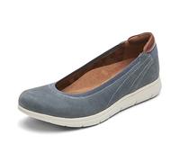 Cobb Hill Women's Lidia Ballet Flat, Stone Blue Nubuck, 5.5 UK