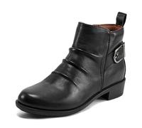 Cobb Hill Women's Nessa Ankle Boot, Black Leather, 2 UK