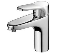 Cobbe Bathroom Tap, Hot and Cold Water Washbasin Taps, Water-Saving Washbasin Mixer Tap Fits All Types of Sinks, Chrome