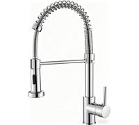 Cobbe Kitchen Sink Mixer Tap Spring Faucet with Pull Down Sprayer 2 Spray Modes