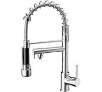 Cobbe Kitchen Tap, Spring Kitchen Sink Mixer Taps with Dual Spray Modes