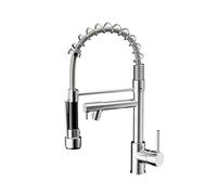 Cobbe Kitchen Tap, Spring Kitchen Sink Mixer Taps with Two Spouts