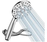 Cobbe Shower Head with Hose, High Pressure Shower Heads with 8 Spray Modes, Universal Bathroom Water Saving Shower Head Set, Large Powerful Flow