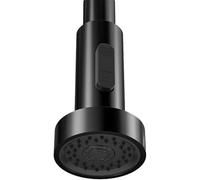 Cobbe Spring Kitchen Sink Tap Spray Head Replacement, G1/2 Connection, Pull-Out Sprayer Nozzle for Kitchen Sink Tap, Black