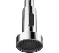 Cobbe Spring Kitchen Sink Tap Spray Head Replacement, G1/2 Connection, Pull-Out Sprayer Nozzle for Kitchen Sink Tap, Chrome