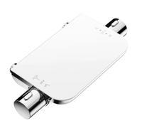 Cobbe Thermostatic Shower Mixer, Dual-Function Water Outlet Switching, 38℃ Anti-Scald Wall Mounted Valve All-Mounted (White/Chrome)