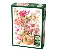 Cobble Hill 1000 Piece Puzzle - Bastin Bouquet - Sample Posters Included