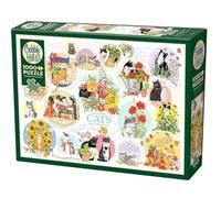 Cobble Hill 1000 Piece Puzzle - Cat Thoughts - Sample Poster Included