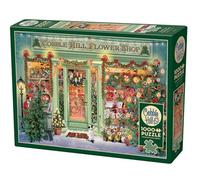 Cobble Hill 1000 Piece Puzzle - Christmas Flower Shop - Sample Poster Included, Deluxe