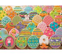 Cobble Hill 1000 Piece Puzzle - Easter Eggs - Sample Poster Included