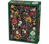 Cobble Hill 1000 Piece Puzzle Flower Press: Happiness-Sample Poster Included, V