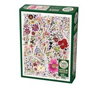 Cobble Hill 1000 Piece Puzzle - Flower Press: Spring - Sample Poster Included