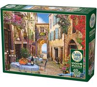 Cobble Hill 1000 Piece Puzzle - French Village - Sample Poster Included