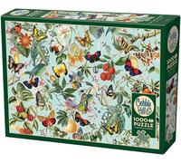 Cobble Hill 1000 Piece Puzzle - Fruit and Flutterbies - Sample Poster Included