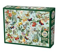 Cobble Hill 1000 Piece Puzzle - Fruit and Flutterbies - Sample Poster Included