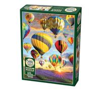 Cobble Hill 1000 Piece Puzzle - Hot Air Balloons - Sample Poster Included