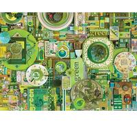 Cobble Hill Green Jigsaw Puzzle (1000 Pieces)