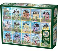 Cobble Hill 1000 Piece Puzzle - Seaside Cottages- Sample Poster Included