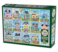Cobble Hill 1000 Piece Puzzle Seaside Shops - Poster Included
