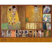 Cobble Hill 1000 Piece Puzzle - The Golden Age of Klimt - Sample Poster Included
